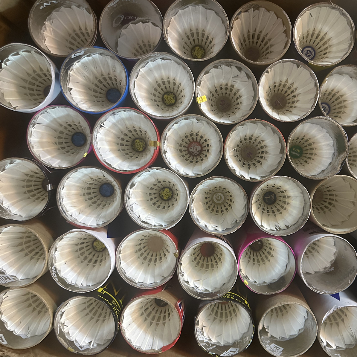 二手修复八新羽毛球不断毛适合娱乐训练12只