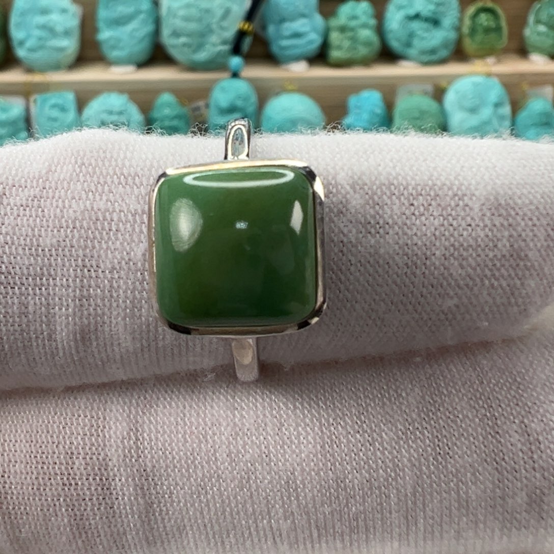 银S925镶嵌绿松石配饰