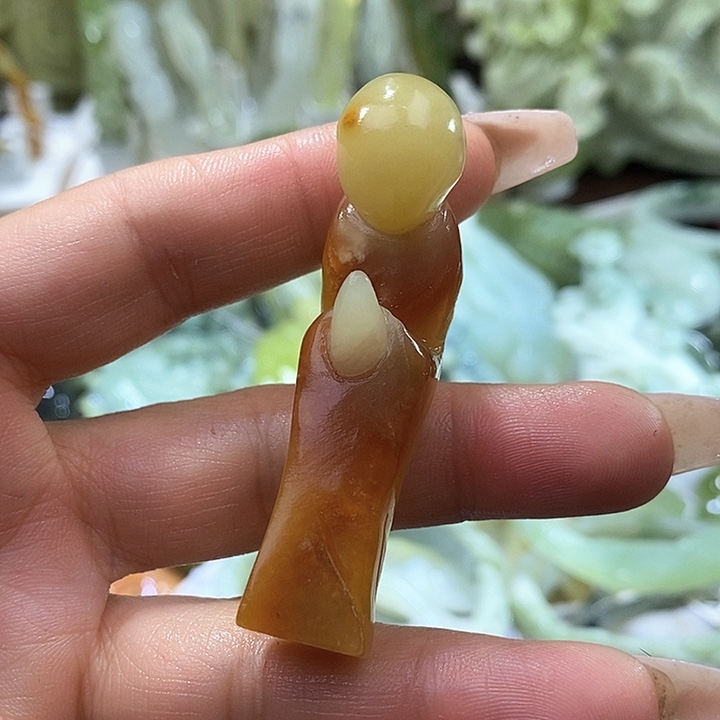 岫玉岫玉手把未镶嵌