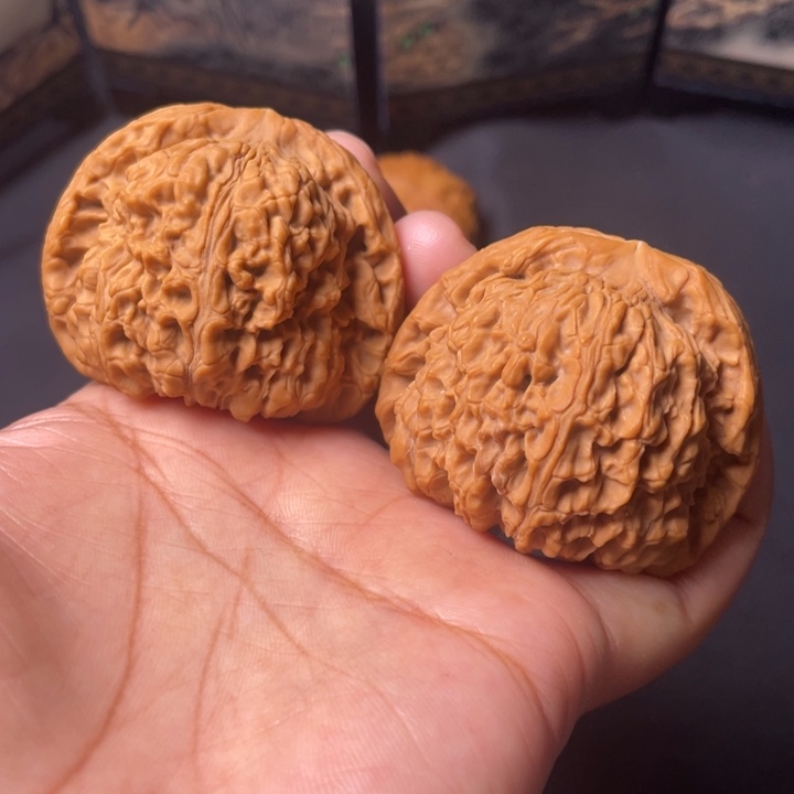 文玩核桃把件46南疆石