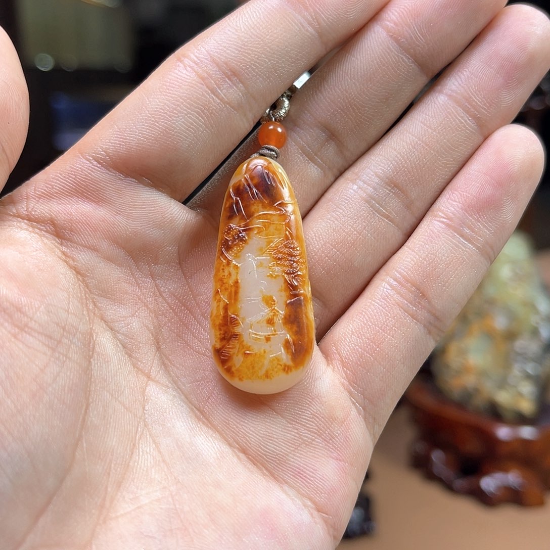 和田玉颈饰未镶嵌