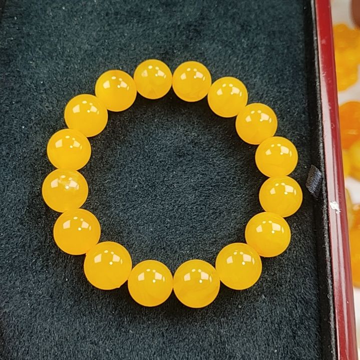 蜜蜡手串未镶嵌手串13