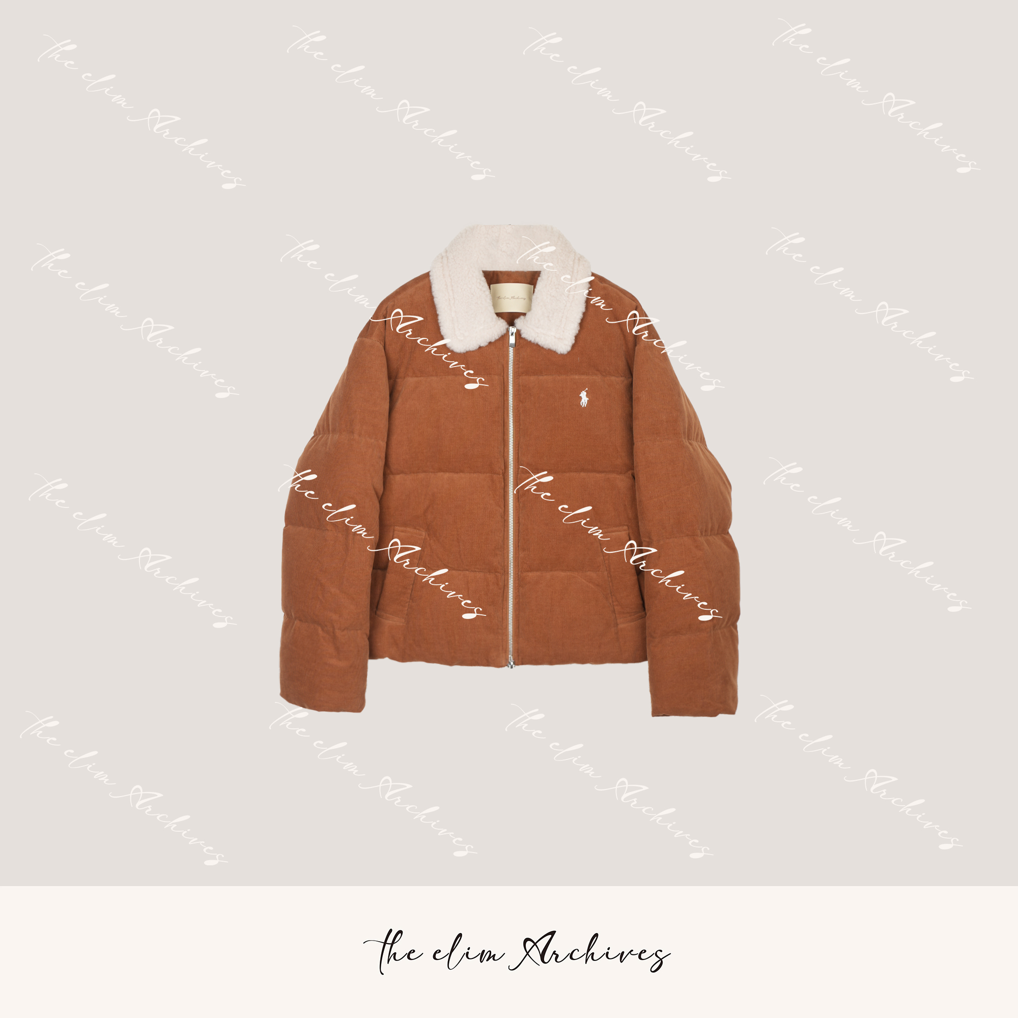 【以琳档案】“冬日必备“秋冬新款毛领保暖灯芯绒羽绒服LN029220 