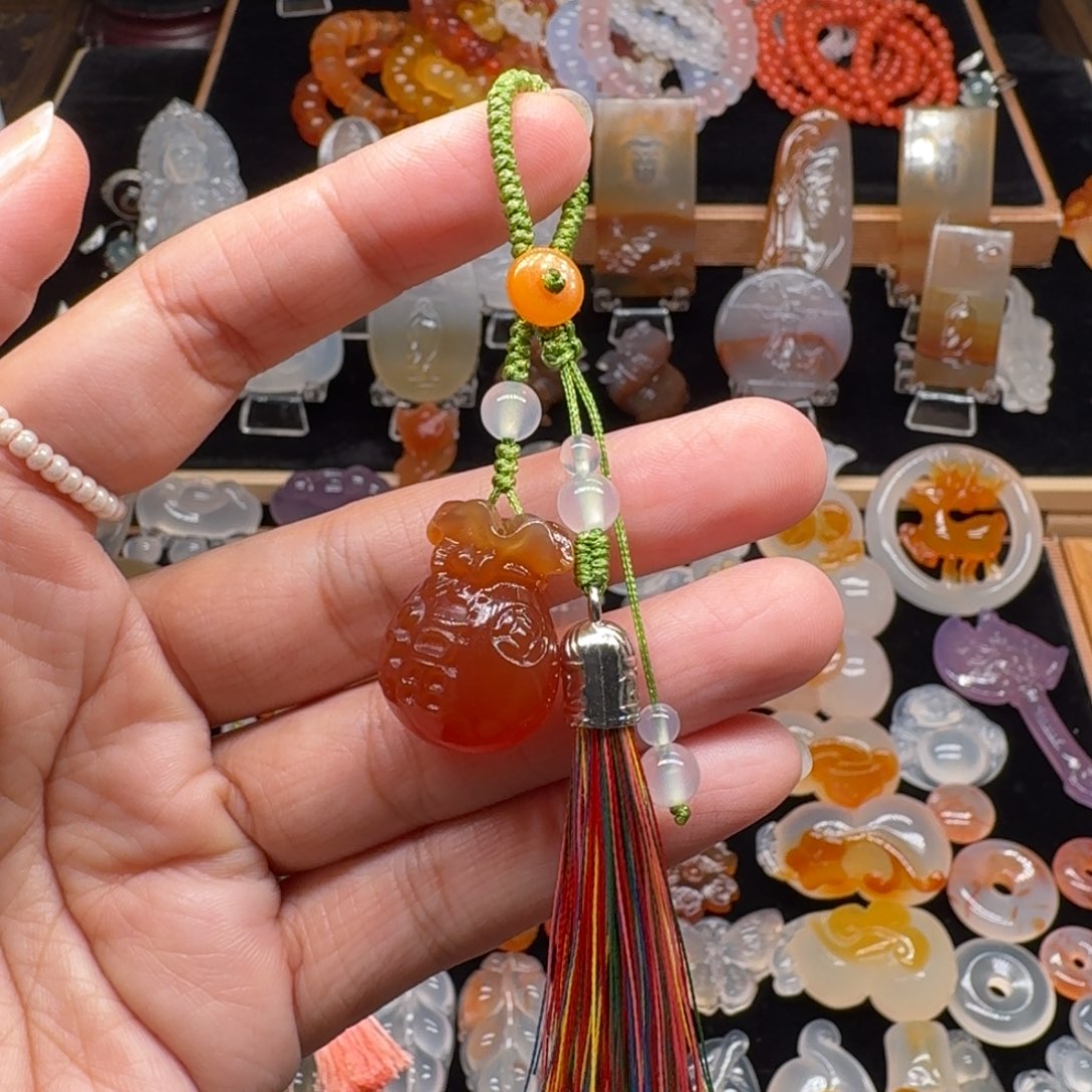 玛瑙/玉髓未镶嵌颈饰