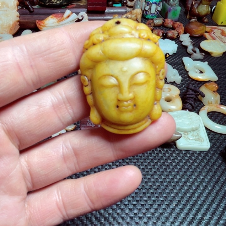 滴血莲花菩提把件