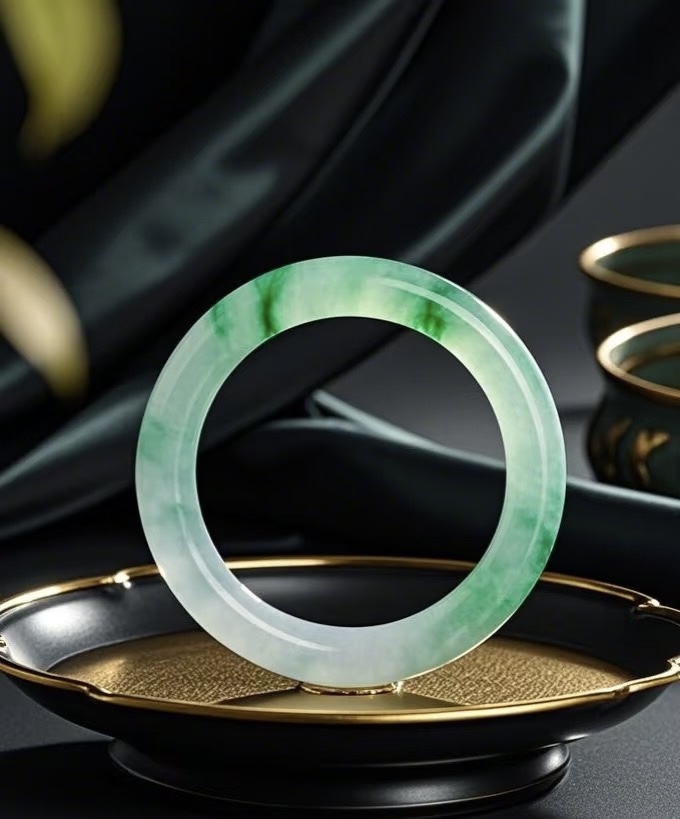  缅风时尚漂花手镯