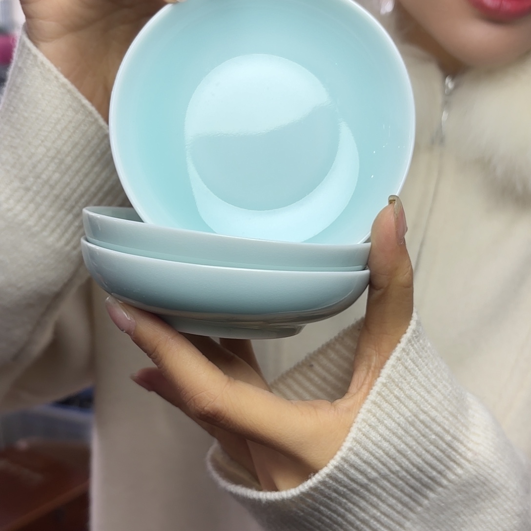 龙泉云间青瓷小米茶器
