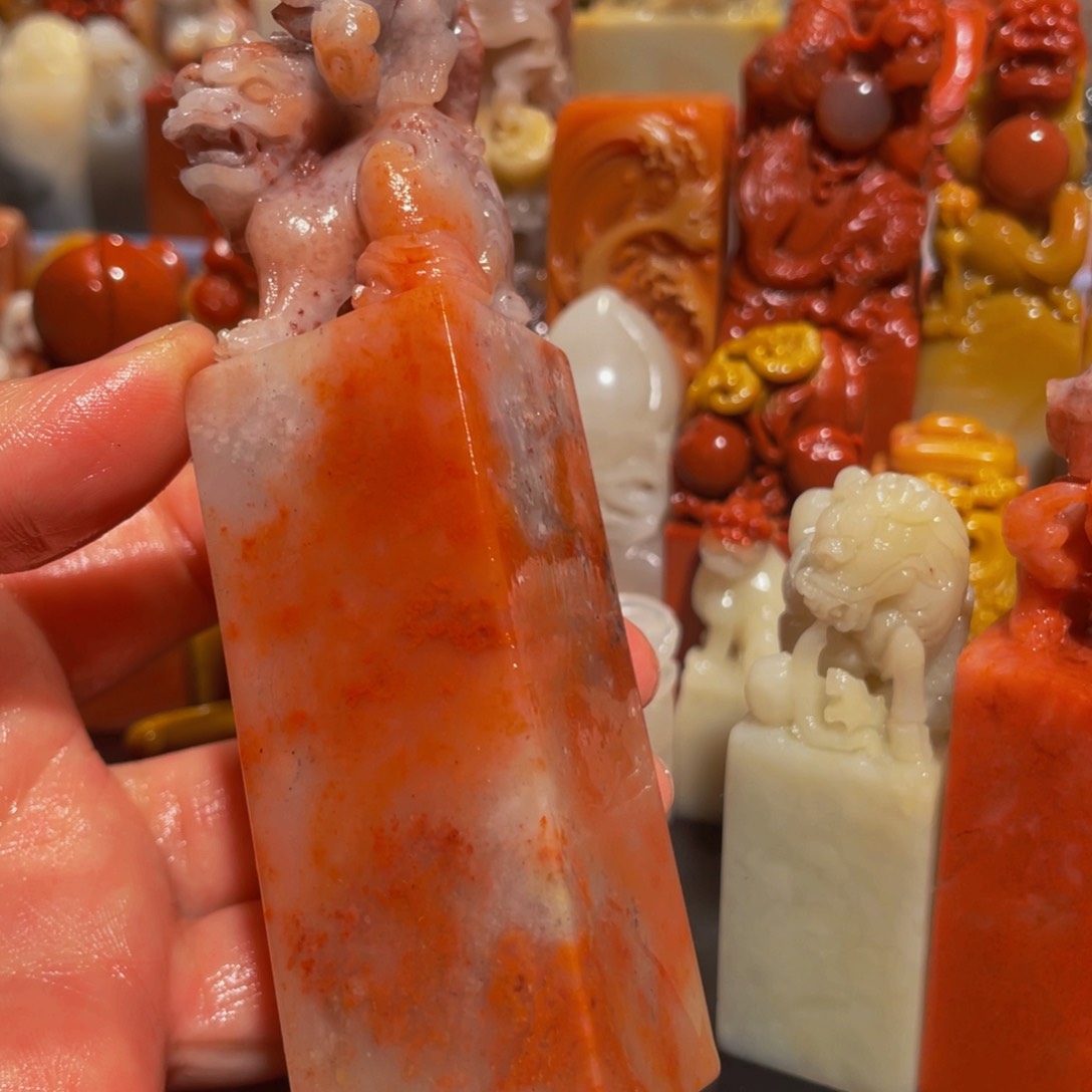 寿山石印石精美寿山