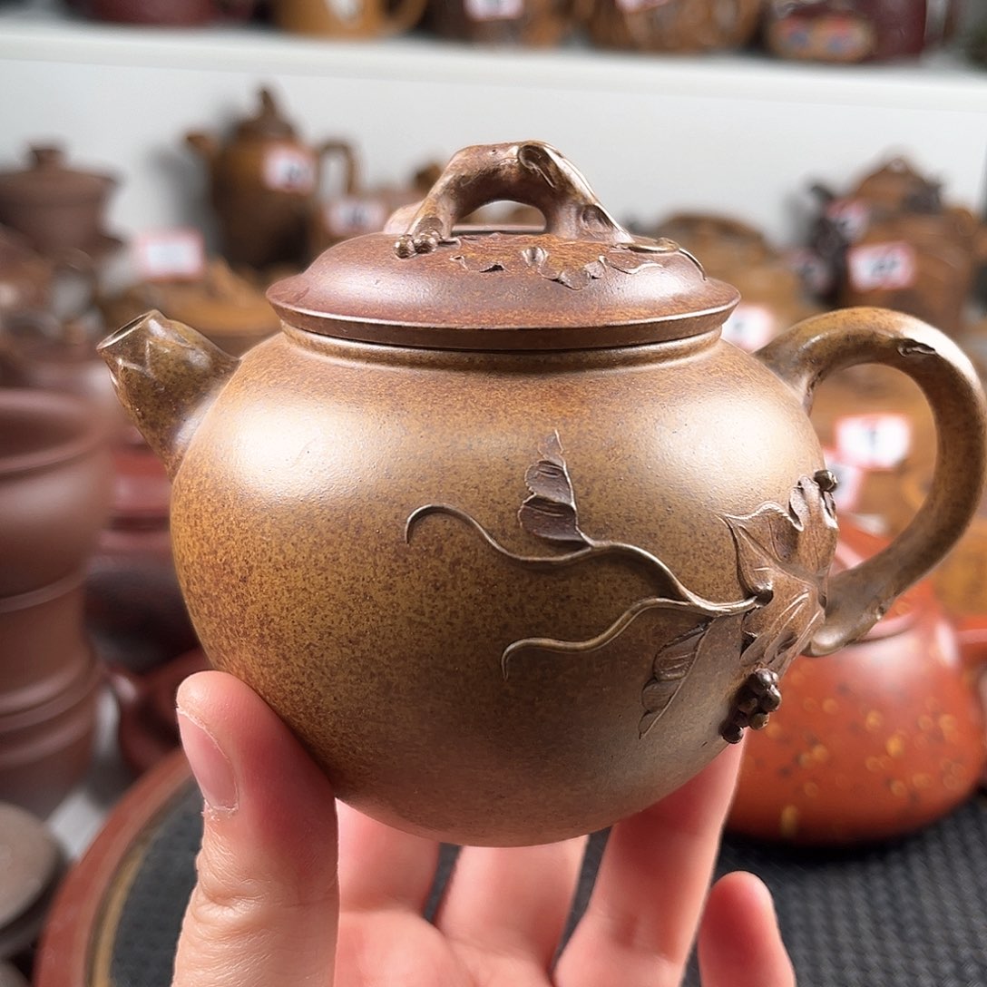 紫泥茶壶宜兴紫砂