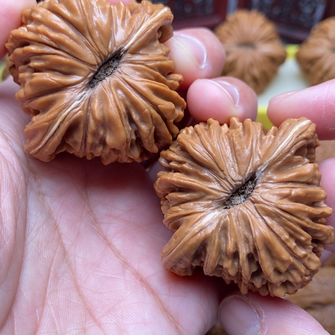 文玩核桃把件毕业绝配四座楼46尺