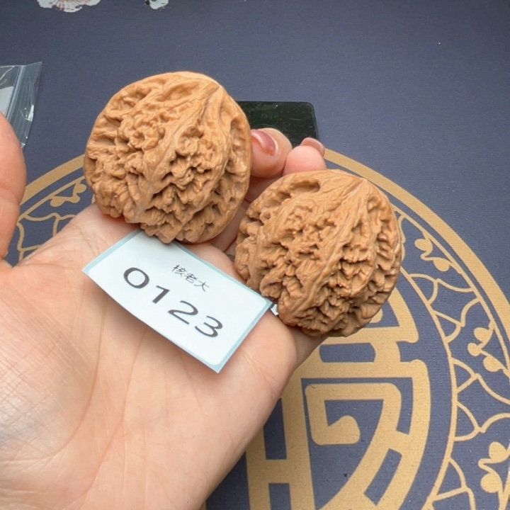 文玩核桃把件45大粗筋