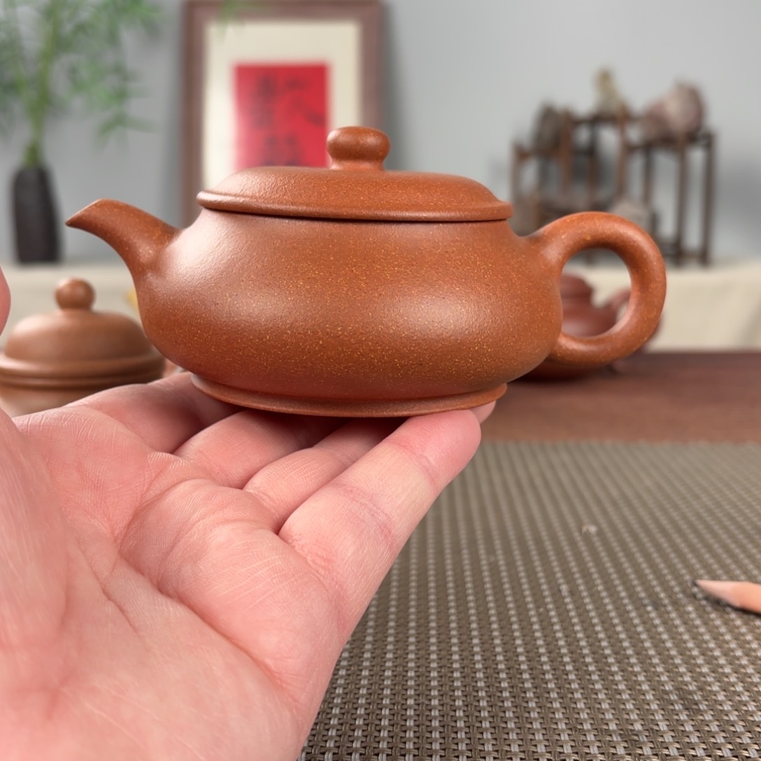 紫砂茶壶黄龙山原矿紫砂壶