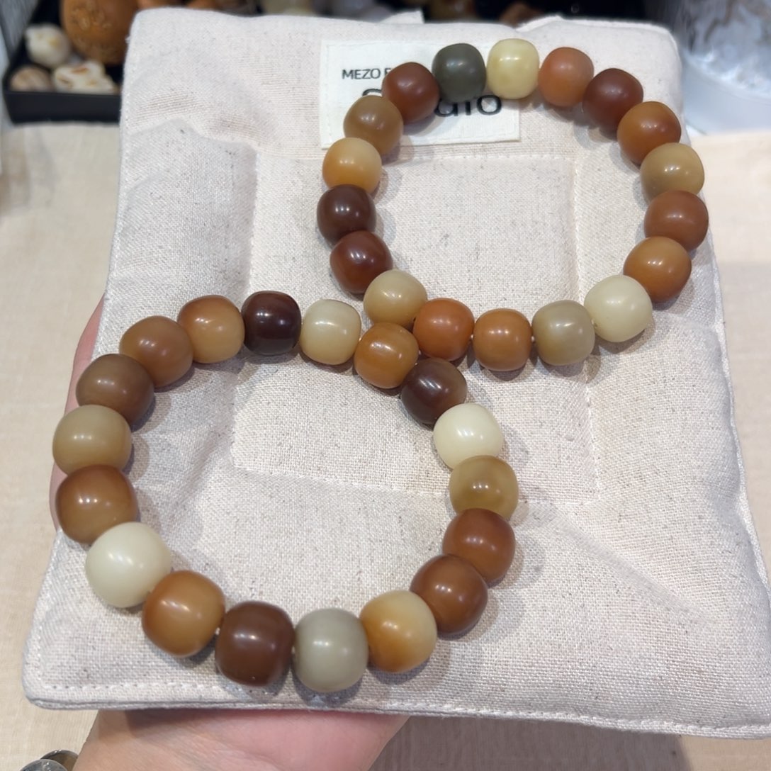 吊坠菩提根/象牙果风化油膏卡14微瑕