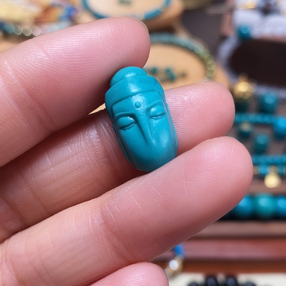 绿松石珠宝奇石未镶嵌