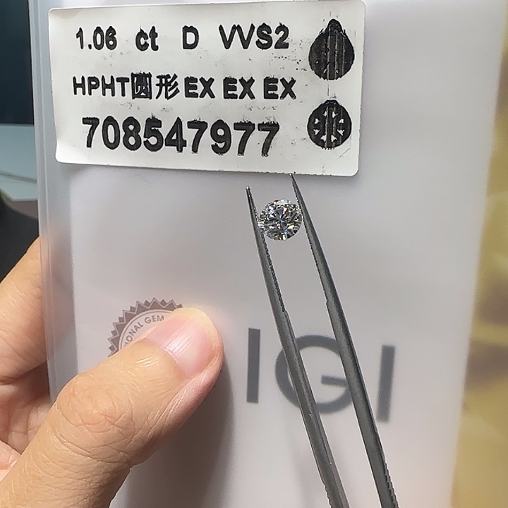 裸石合成钻石圆钻