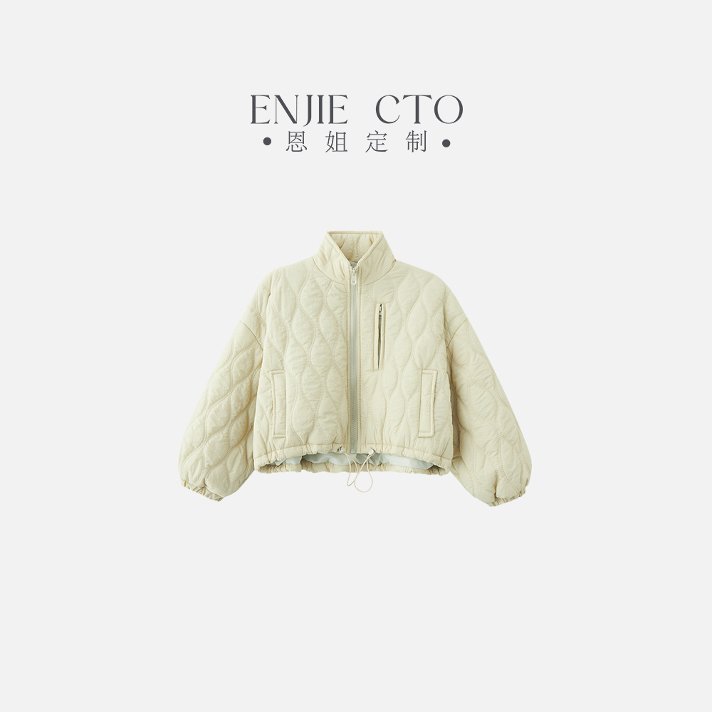 【恩姐定制】冬季童装加厚女童百搭气质儿童短款小香风外套EN85077
