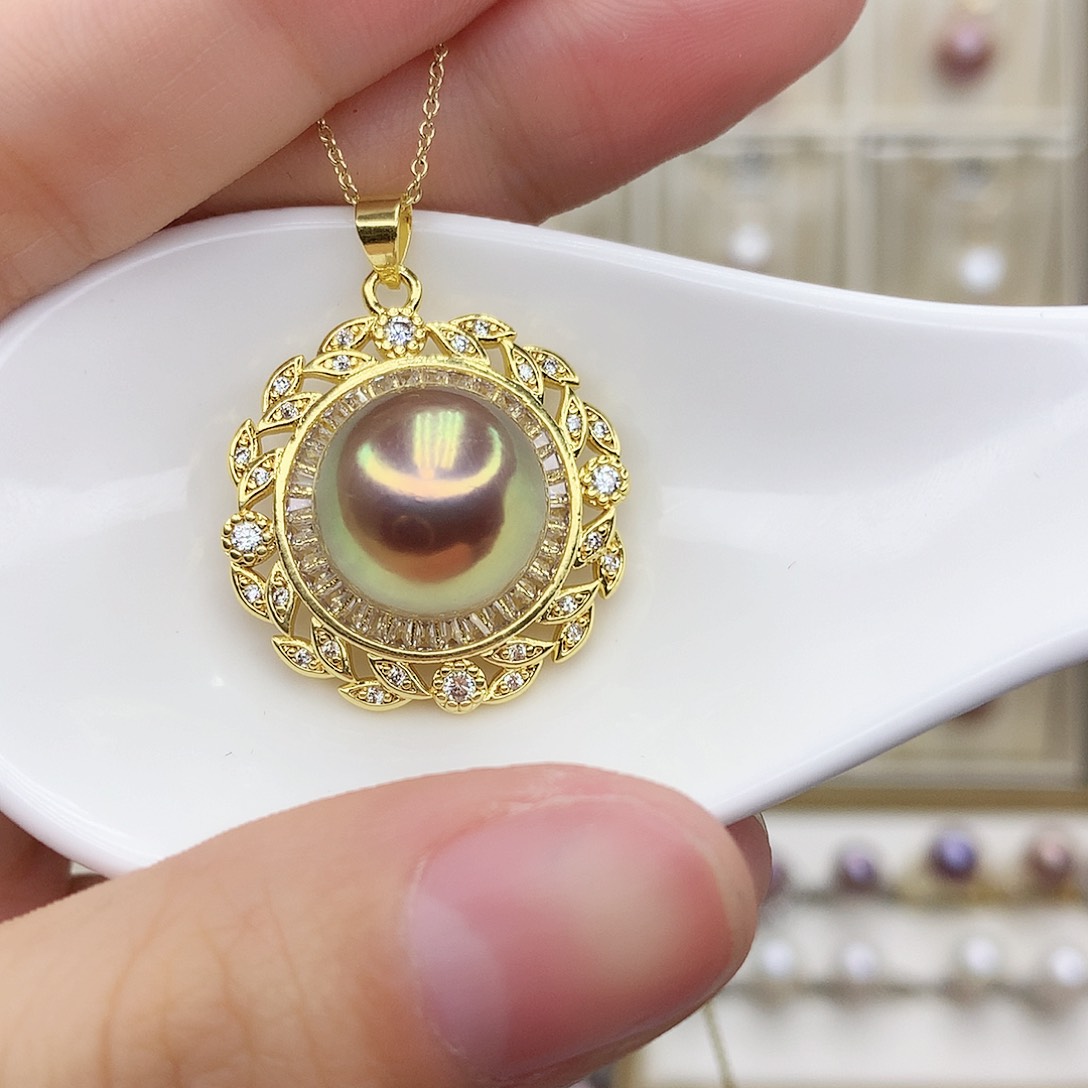 淡水珍珠颈饰合金