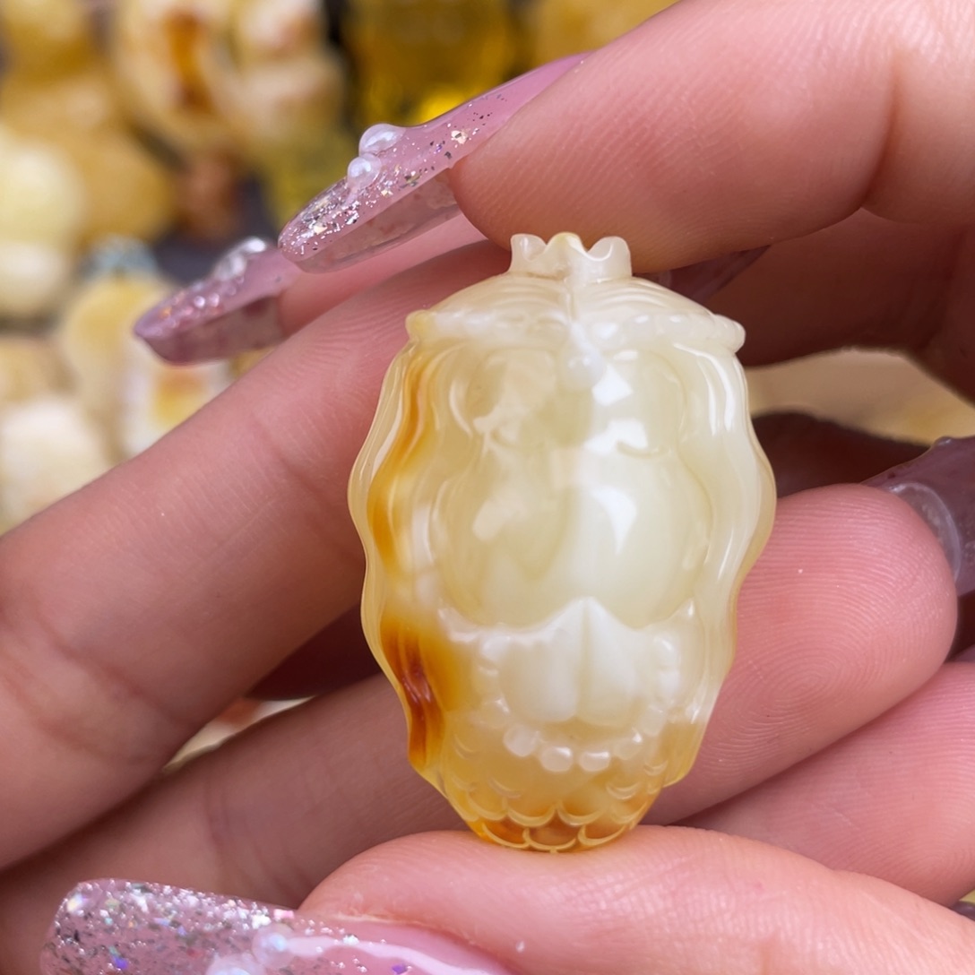 琥珀裸石未镶嵌蜜蜡