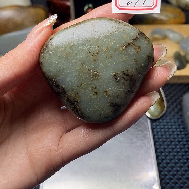 和田玉未镶嵌挂件277