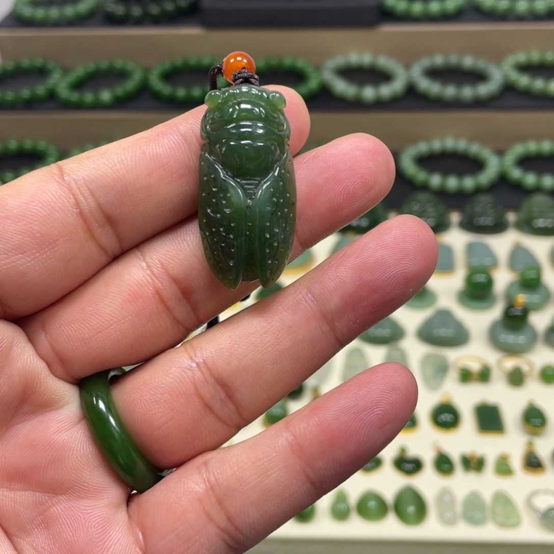 和田玉（碧玉）未镶嵌颈饰