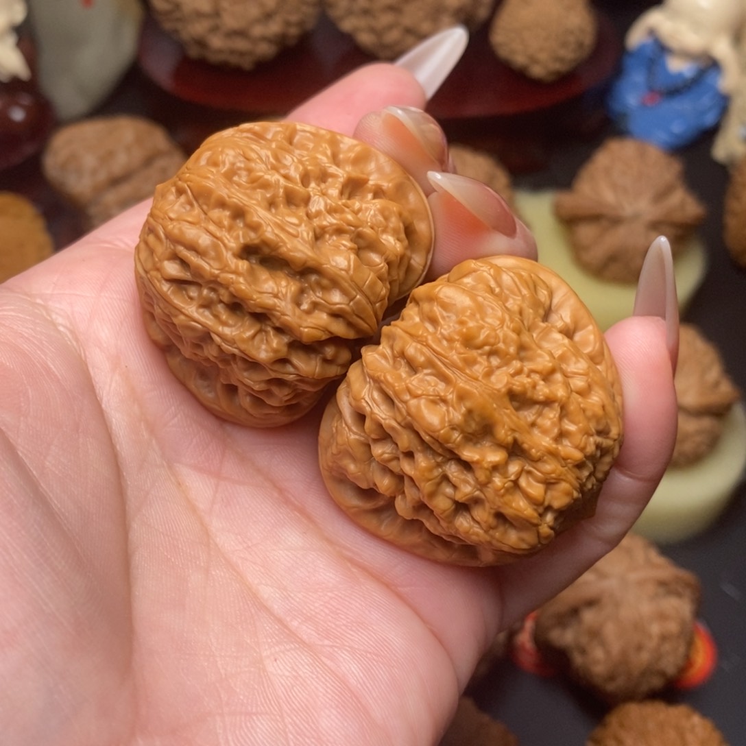 文玩核桃把件平谷凹底39.5