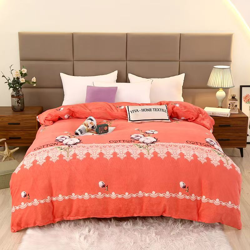 【整合2】婴儿绒被套冬季加绒加厚珊瑚绒被套单件保暖毛毛绒被罩