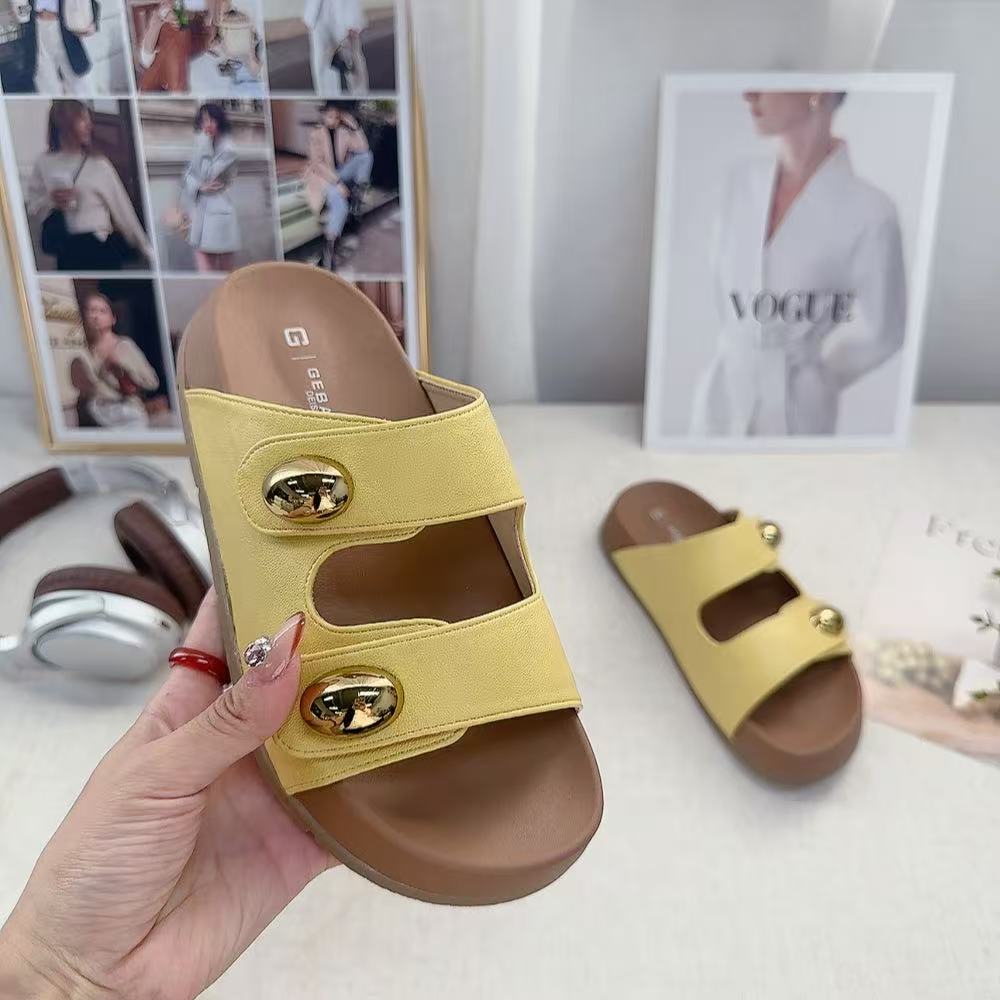 991-15时尚百搭软底勃肯拖鞋