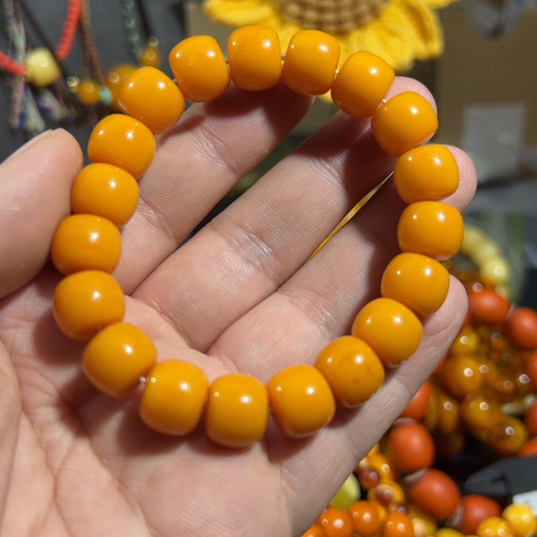 未镶嵌琥珀手链旭**?蜡1.2➕