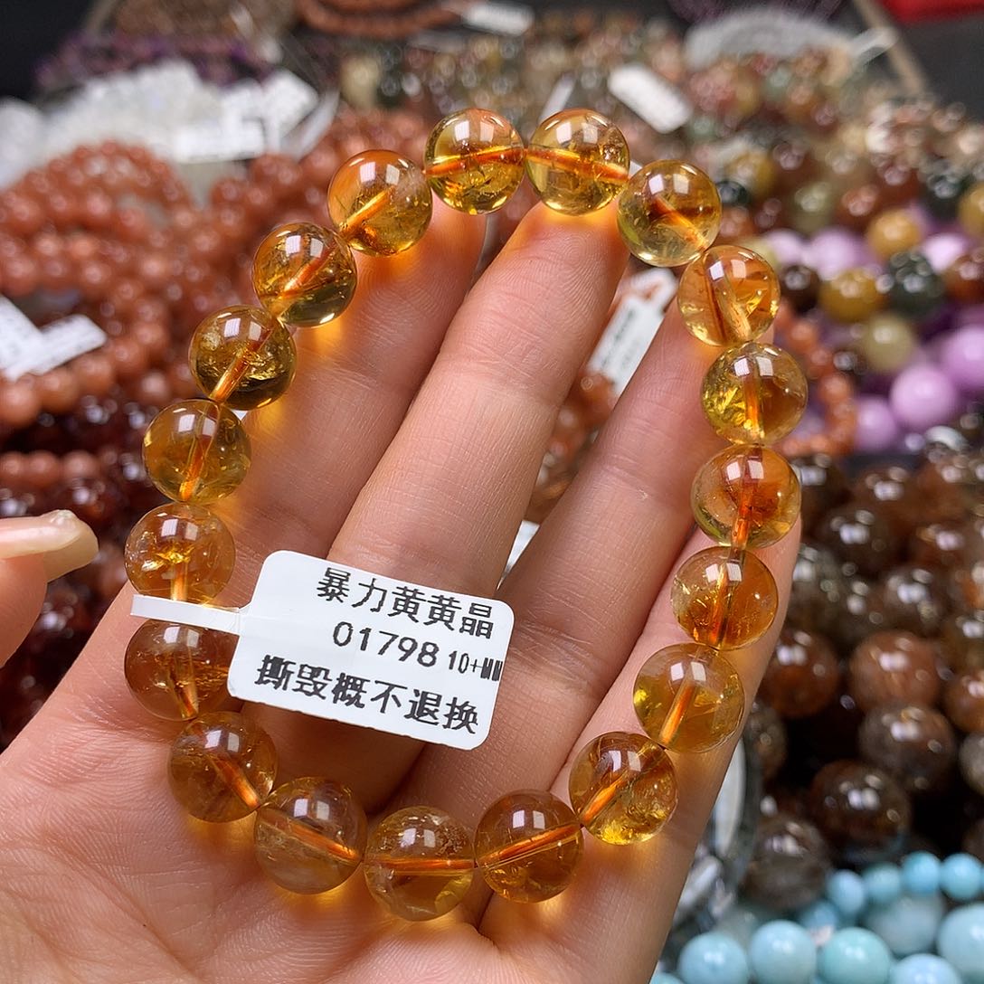 水晶手链未镶嵌，