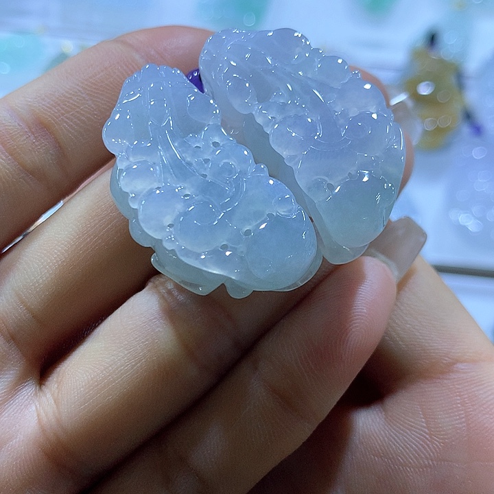 翡翠颈饰未镶嵌天然翡翠A货吊坠