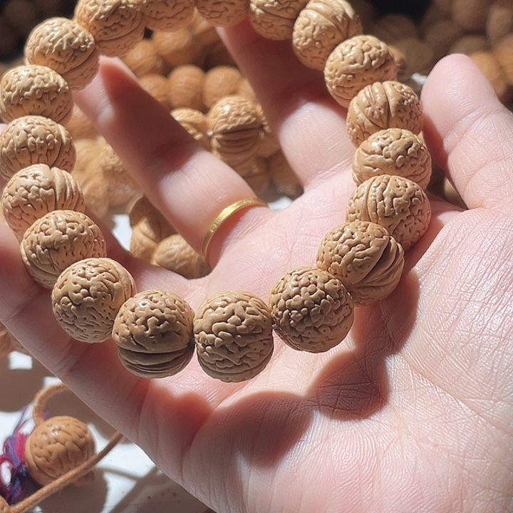 任***四桃核吊坠桃核手串玲珑塔61