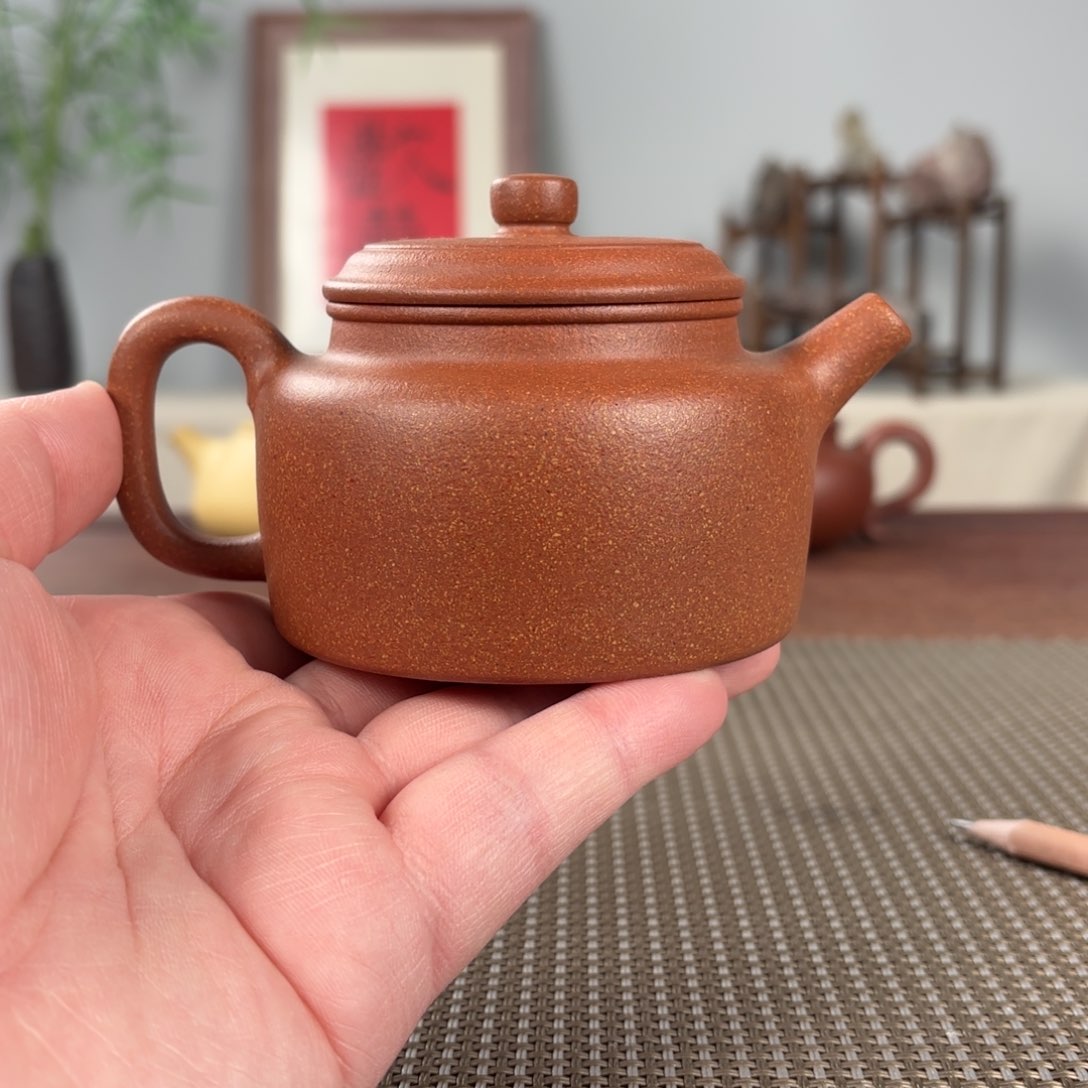 紫砂茶壶黄龙山原矿紫砂壶200