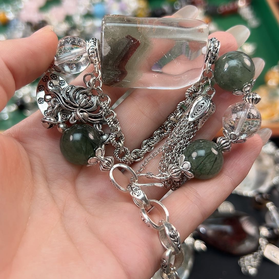 水晶手链合金C*c手串