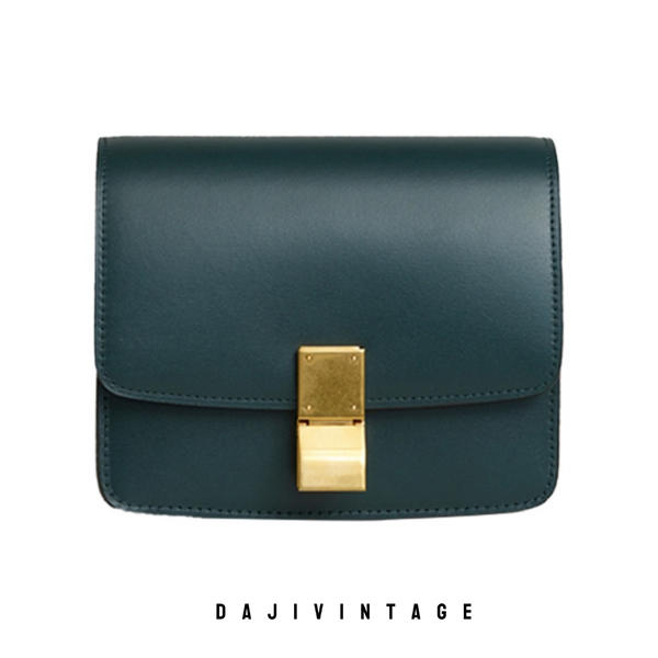 大吉中古/Celine瑟琳小号亚马逊绿box斜挎包