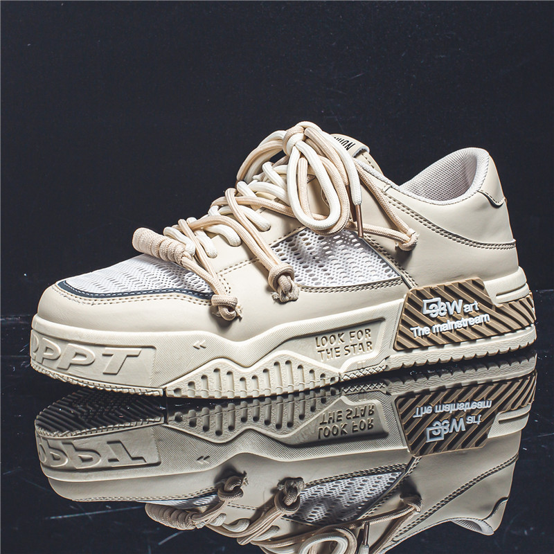 eva学生青年男鞋透气网面鞋户外休闲鞋男生夏季厚底男士百搭潮流