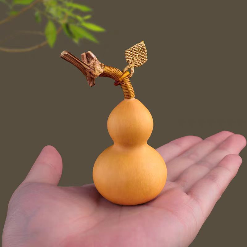 文玩手捻葫芦摆件盘完小号天然包浆带龙头紫皮老葫芦葫芦文玩