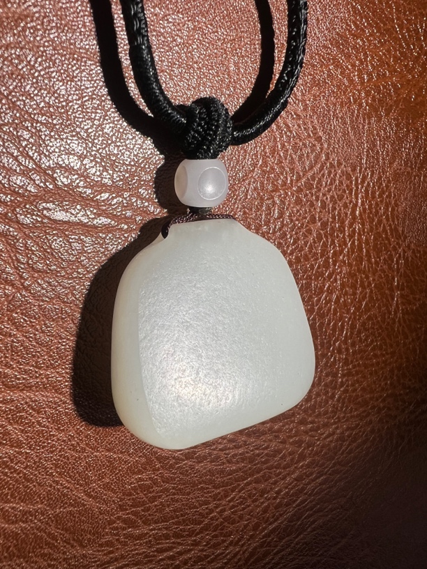 安琪玉雕 新疆和田玉 平安牌 重量20克 尺寸27*29*13mm