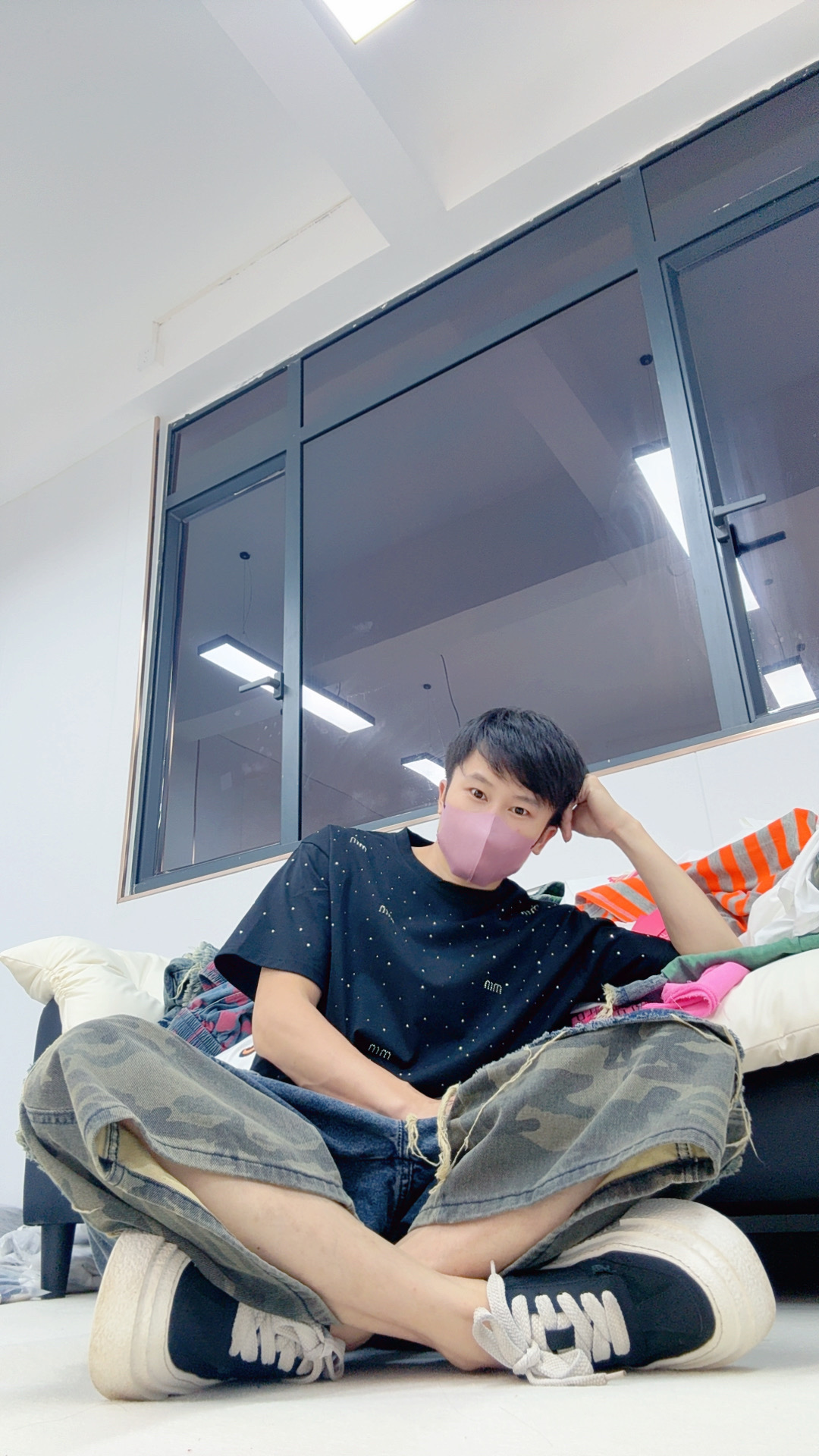 【001-056】恩恩潮牌女装大码时尚百搭女裤