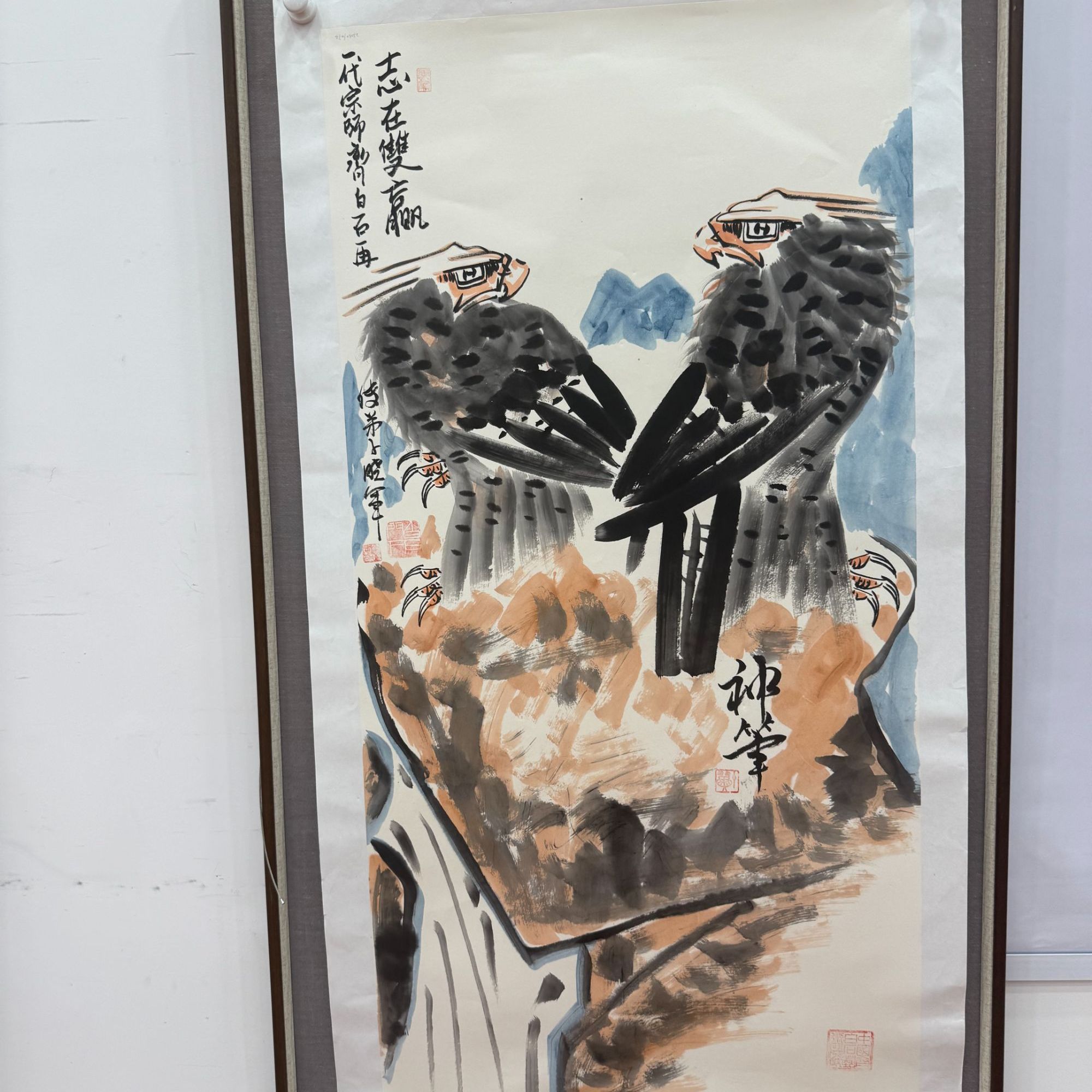 橱窗展示/大志文化WH/崔晓军老师/宣纸国画 /带证书