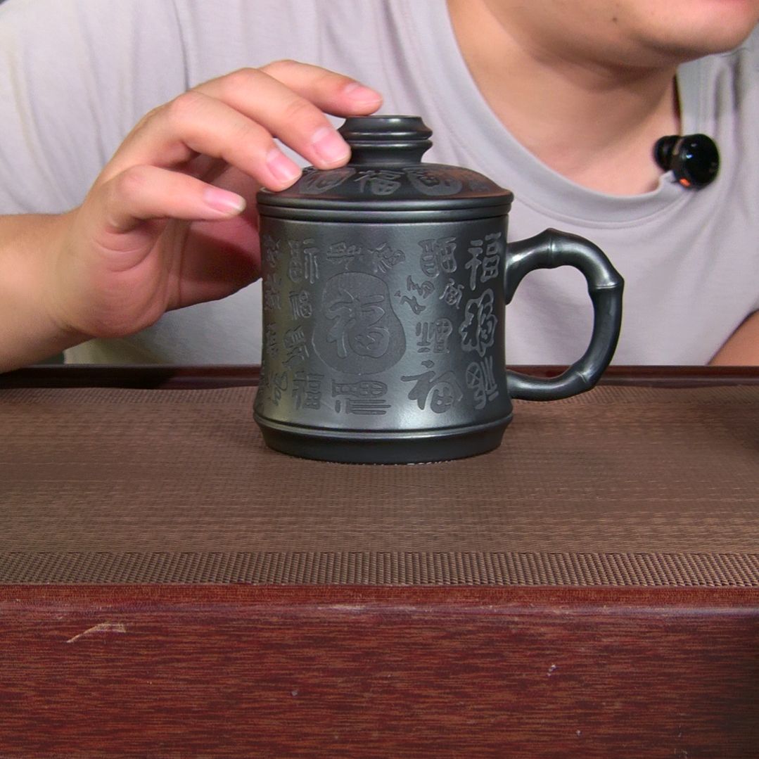 茶杯紫砂高货放漏
