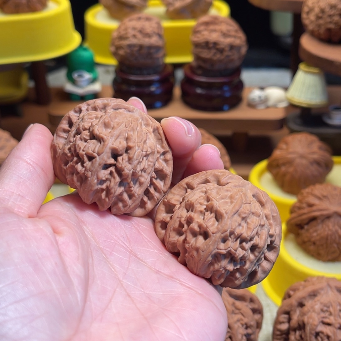 吊坠文玩核桃43白狮子