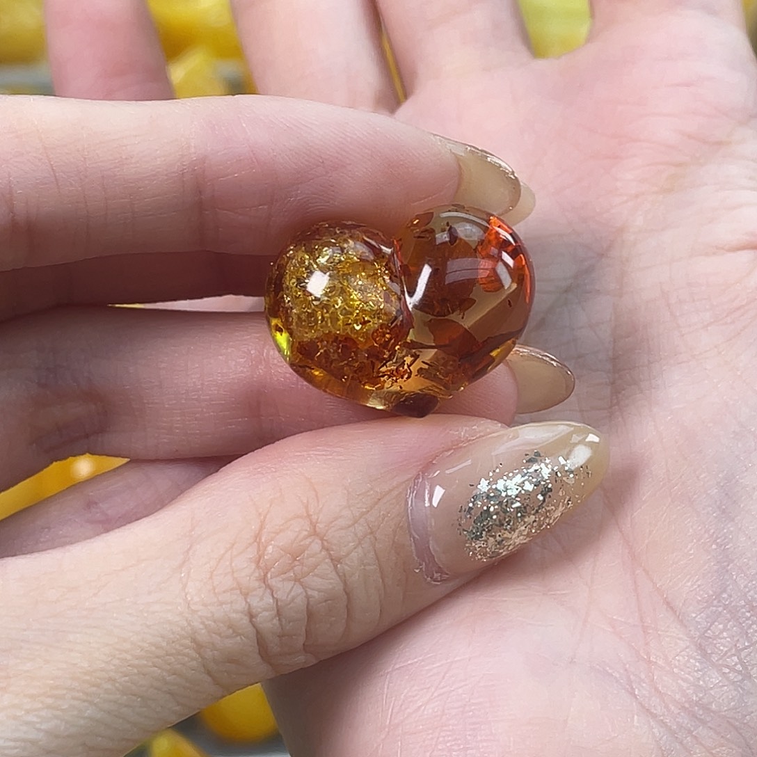 琥珀未镶嵌珠宝奇石琥珀蜜蜡J