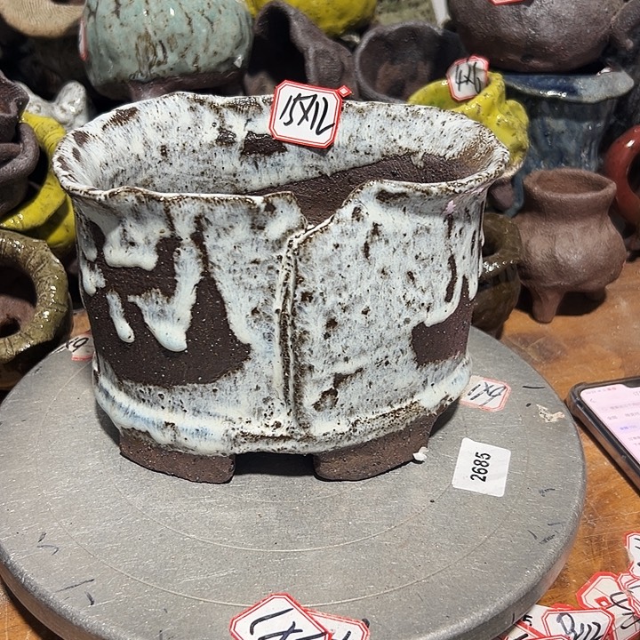 粗陶花盆制作就这样了，