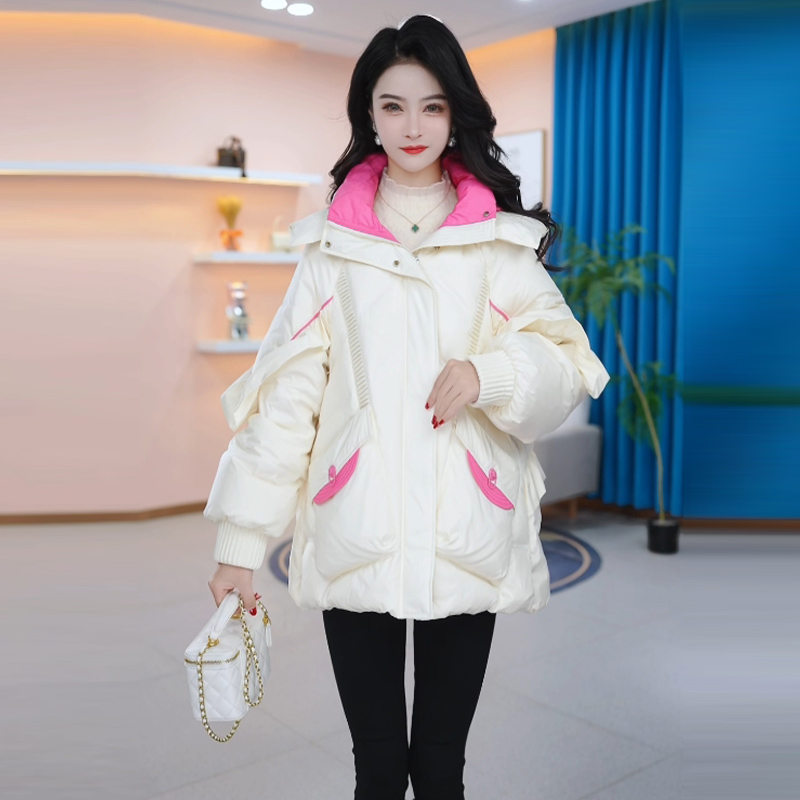 【羽绒服】冬季白鸭绒羽绒服百搭新款时尚气质休闲保暖外套女小个
