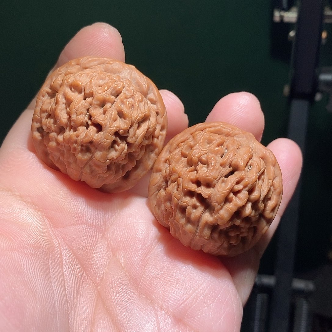 把件文玩核桃38莲花全品