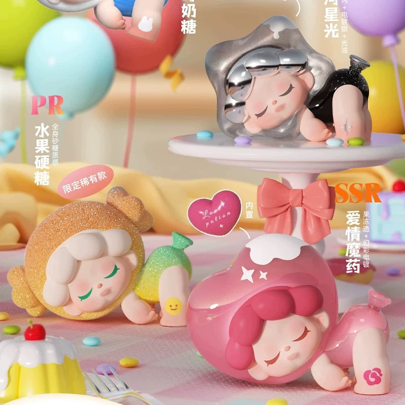 新品Wendy逃离地球小分队mini盲盒潮玩手办可爱公仔礼品