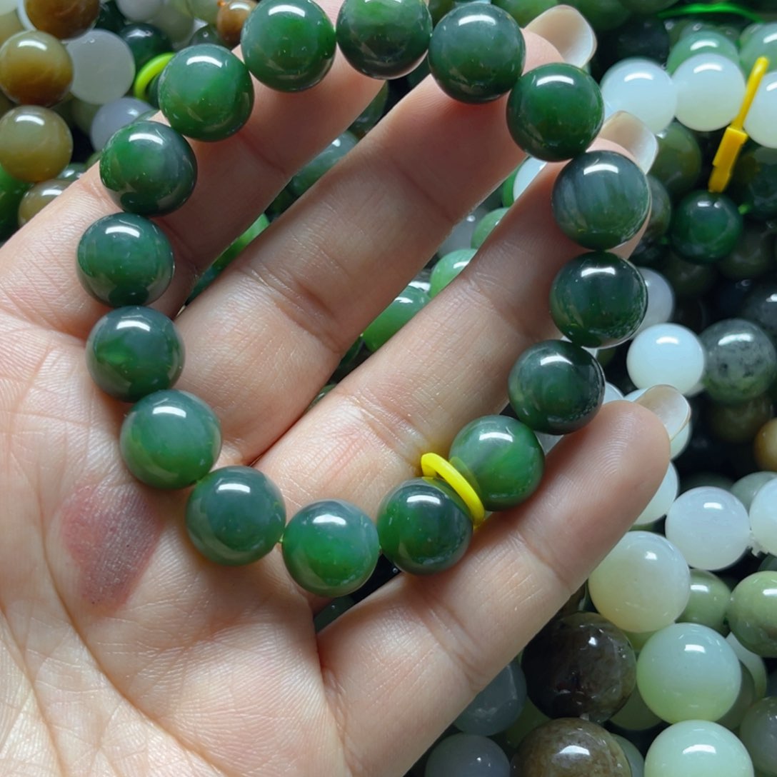 和田玉手链未镶嵌