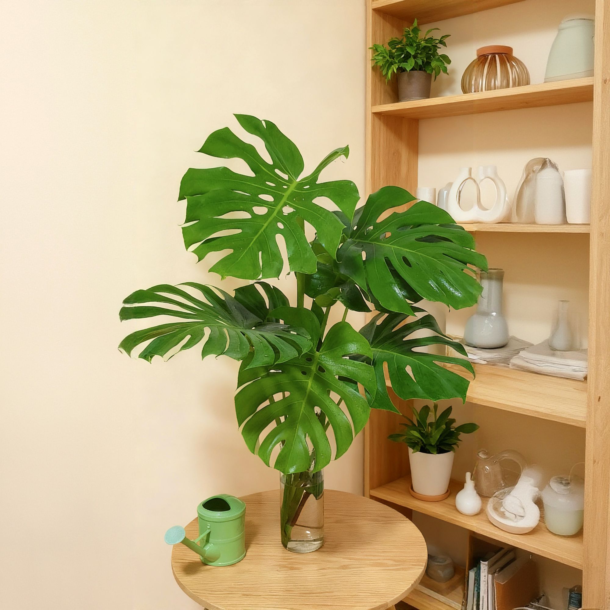 【买一送一】5年大老桩水培龟背竹室内摆放大叶绿植净化空气