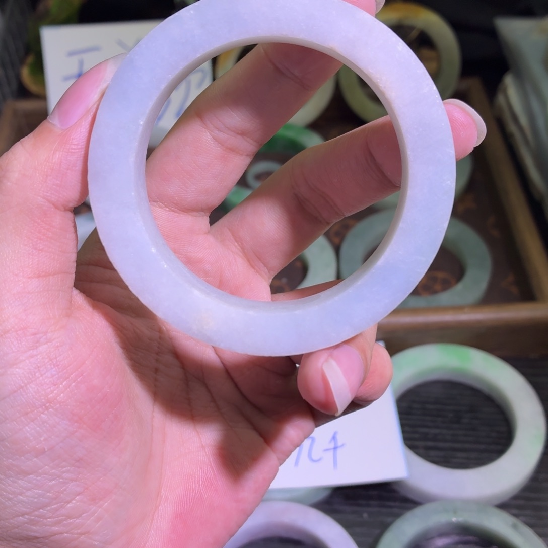 定制翡翠未镶嵌缅甸翡翠A货手镯毛胚定制