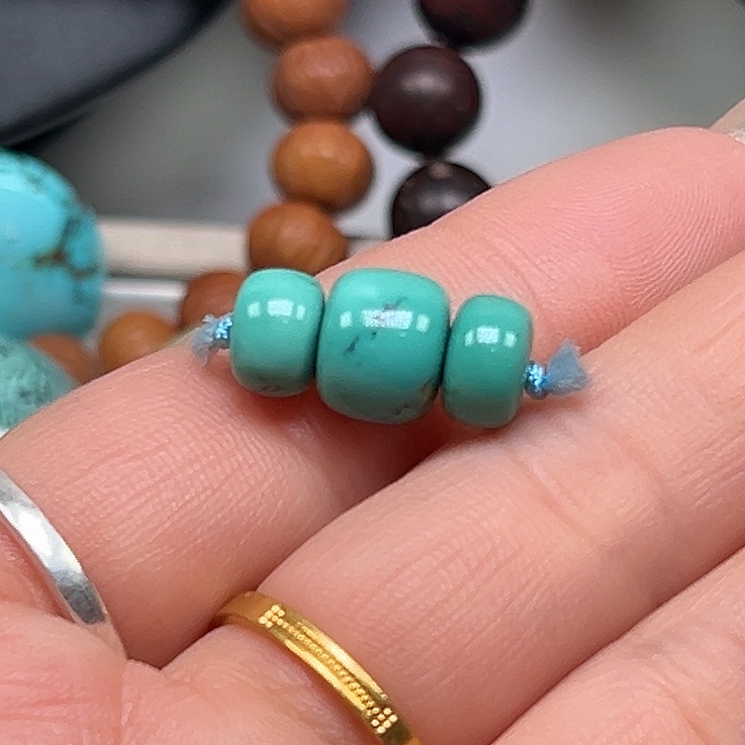 绿松石珠宝半成品未镶嵌